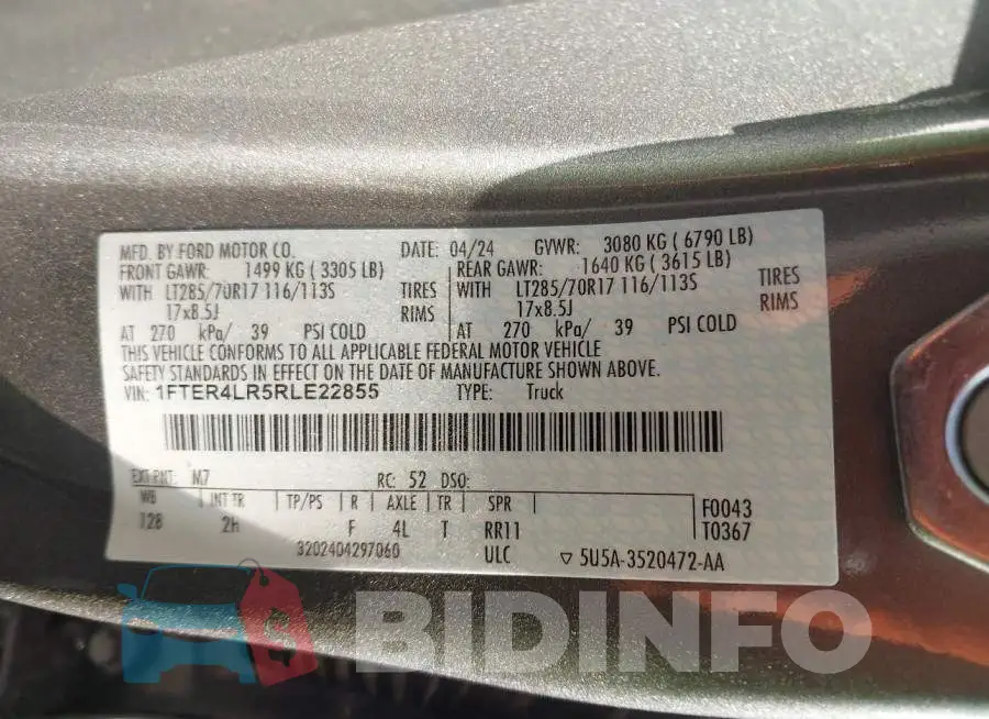 1FTER4LR5RLE22855 Photo# 9