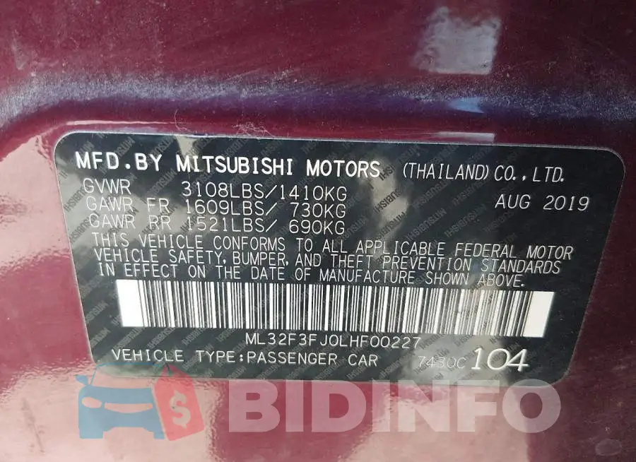 ML32F3FJ0LHF00227 Photo# 9