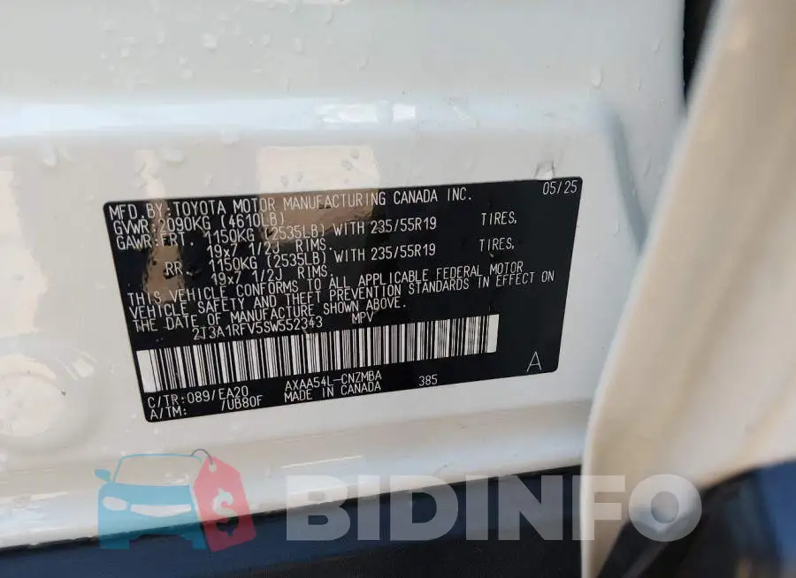 2T3A1RFV5SW552343 Photo# 9