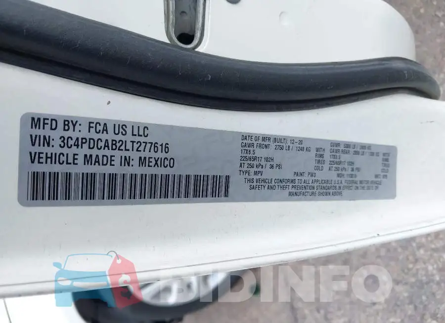 3C4PDCAB2LT277616 Photo# 9