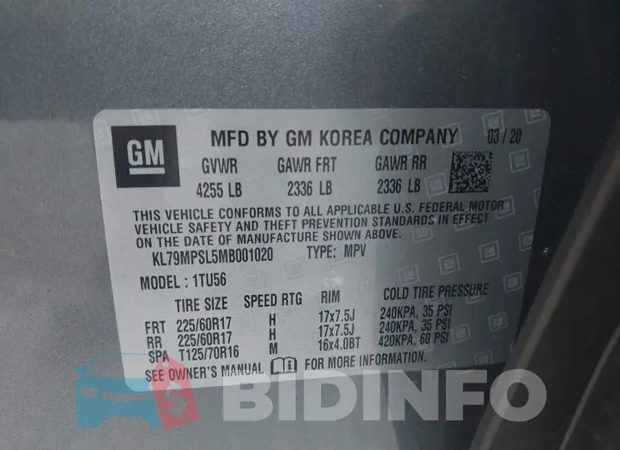 KL79MPSL5MB001020 Photo# 9