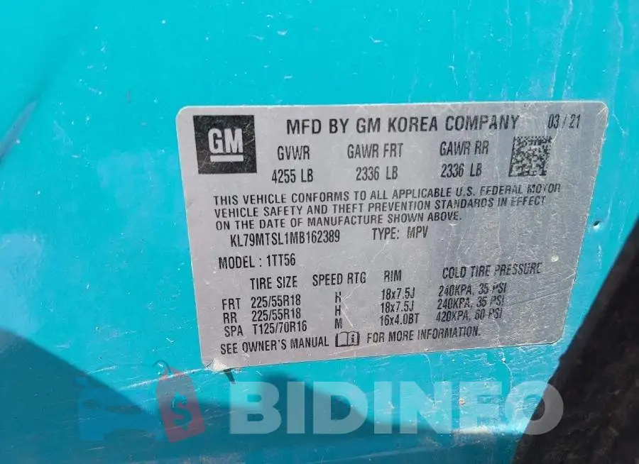 KL79MTSL1MB162389 Photo# 9