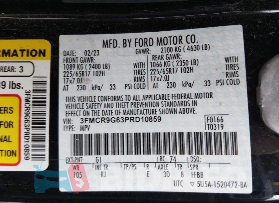 3FMCR9G63PRD10859 Photo# 9