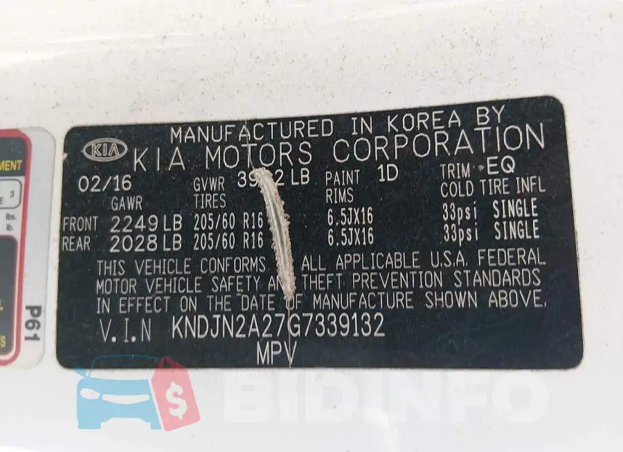 KNDJN2A27G7339132 Photo# 9
