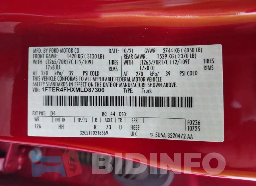 1FTER4FHXMLD87306 Photo# 9