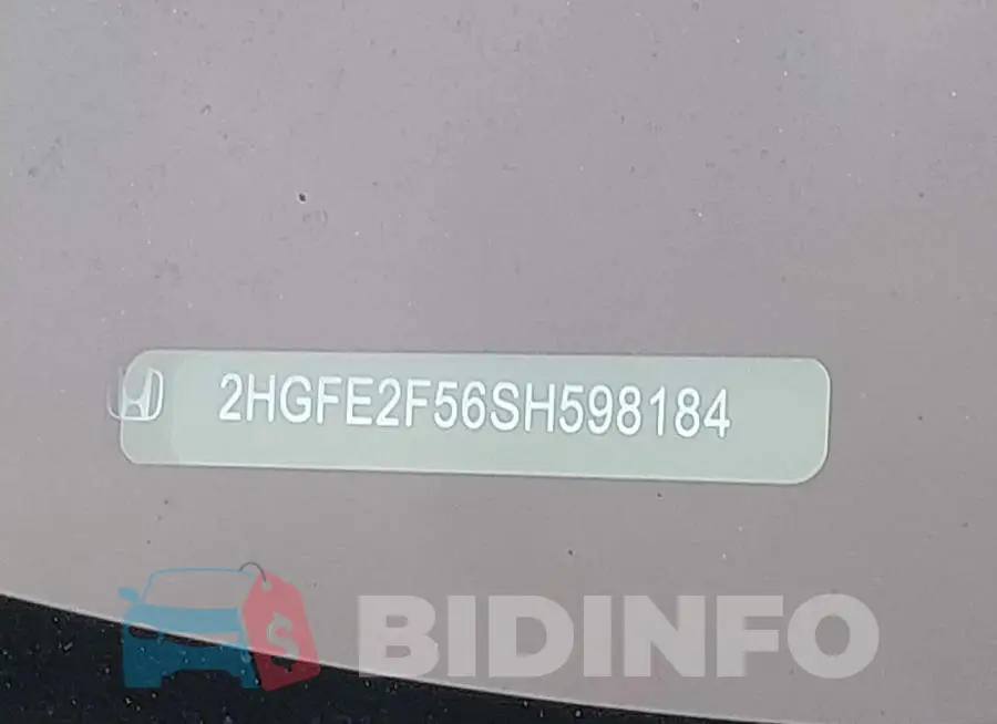 2HGFE2F56SH598184 Photo# 9