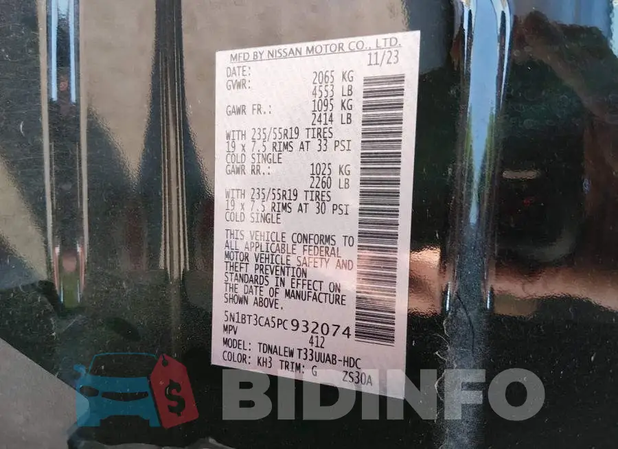 5N1BT3CA5PC932074 Photo# 9