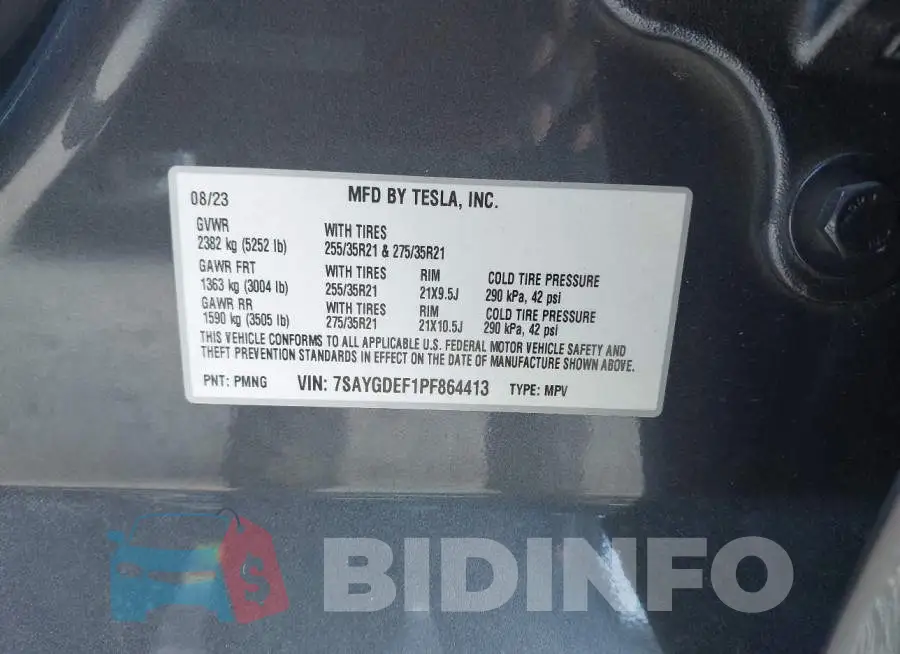 7SAYGDEF1PF864413 Photo# 8