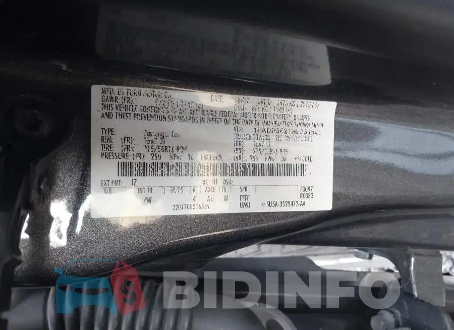 1FADP3F21HL331841 Photo# 9