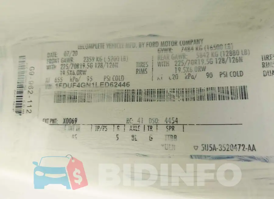 1FDUF4GN1LED62446 Photo# 8