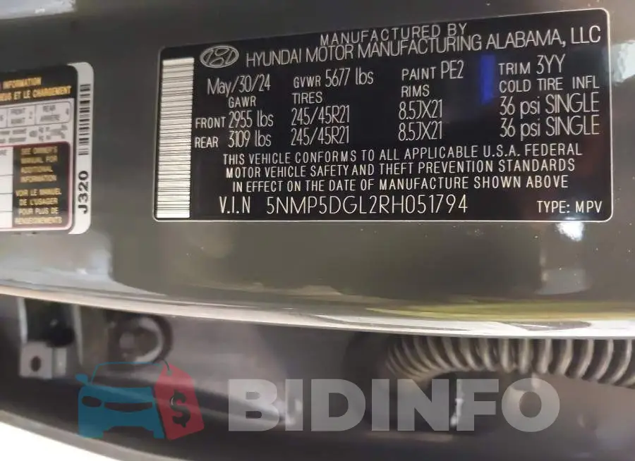 5NMP5DGL2RH051794 Photo# 9