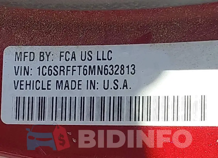1C6SRFFT6MN632813 Photo# 9