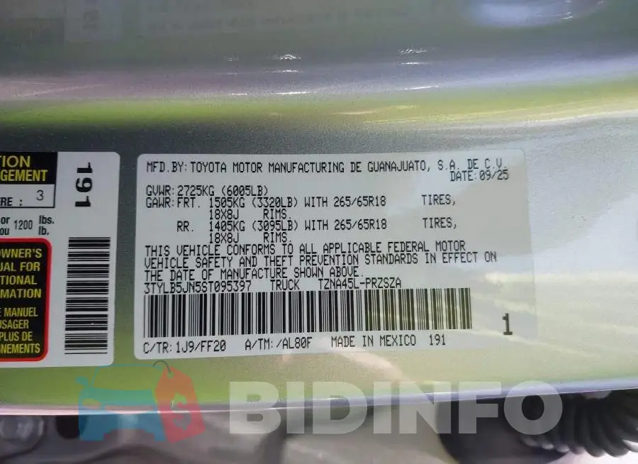 3TYLB5JN5ST095397 Photo# 9