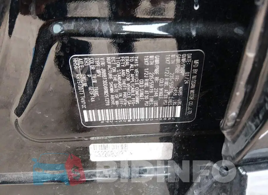 JN8BT3DD8RW251278 Photo# 8