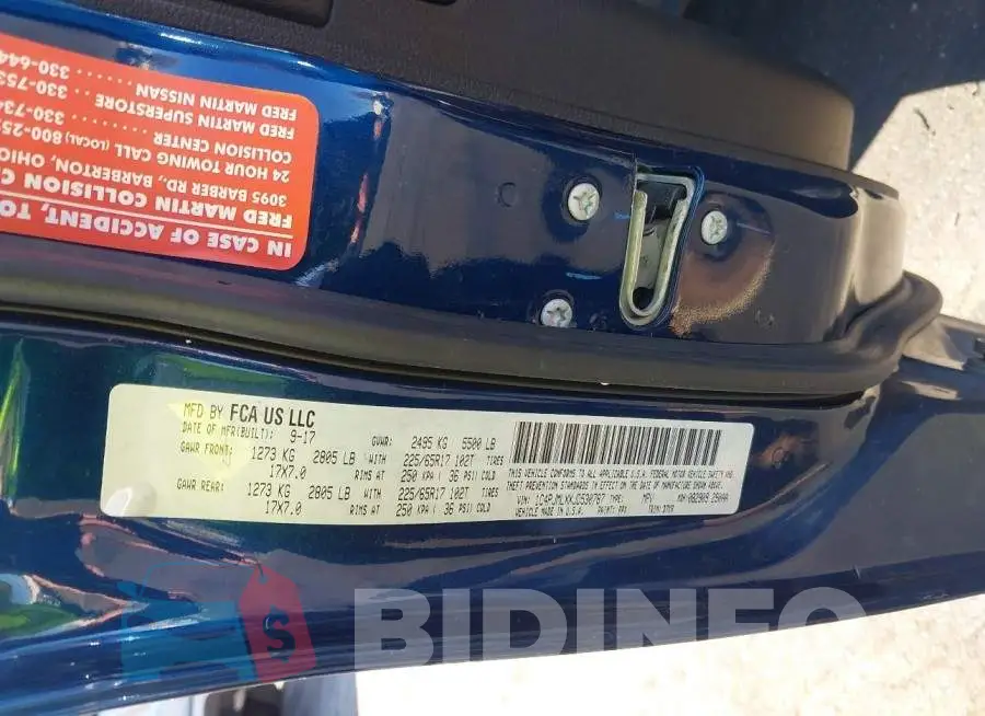 1C4PJMLXXJD530787 Photo# 9
