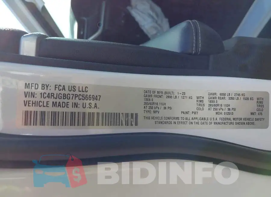 1C4RJGBG7PC566947 Photo# 9