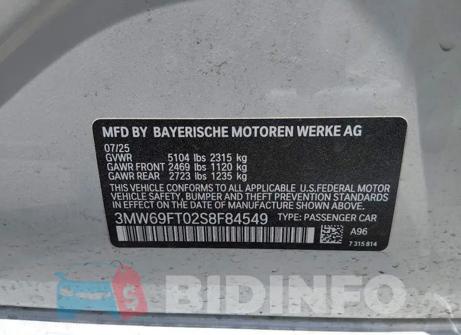 3MW69FT02S8F84549 Photo# 9