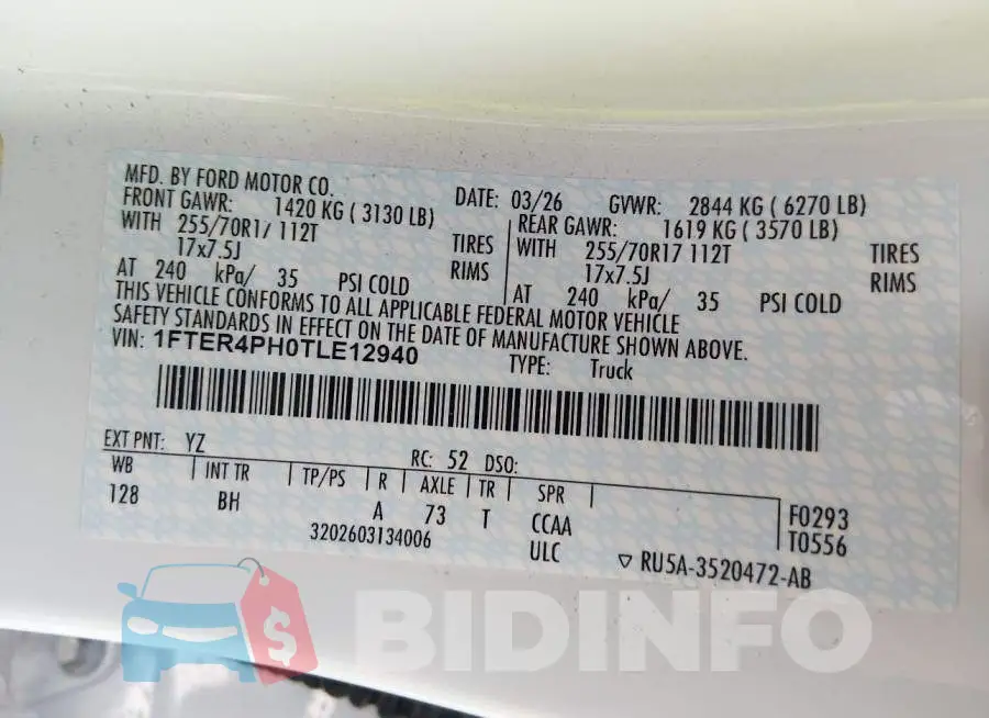 1FTER4PH0TLE12940 Photo# 9