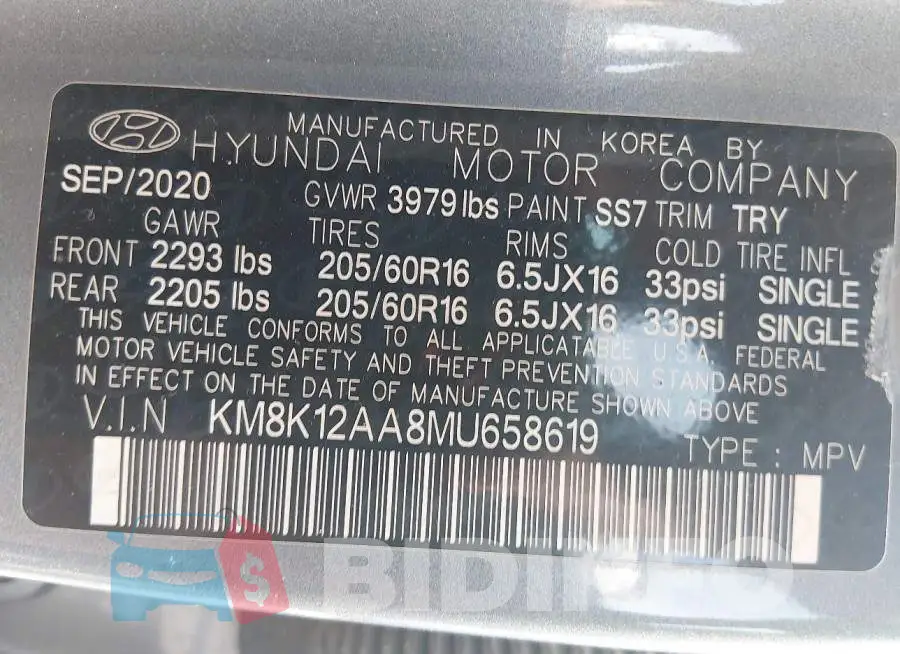 KM8K12AA8MU658619 Photo# 9