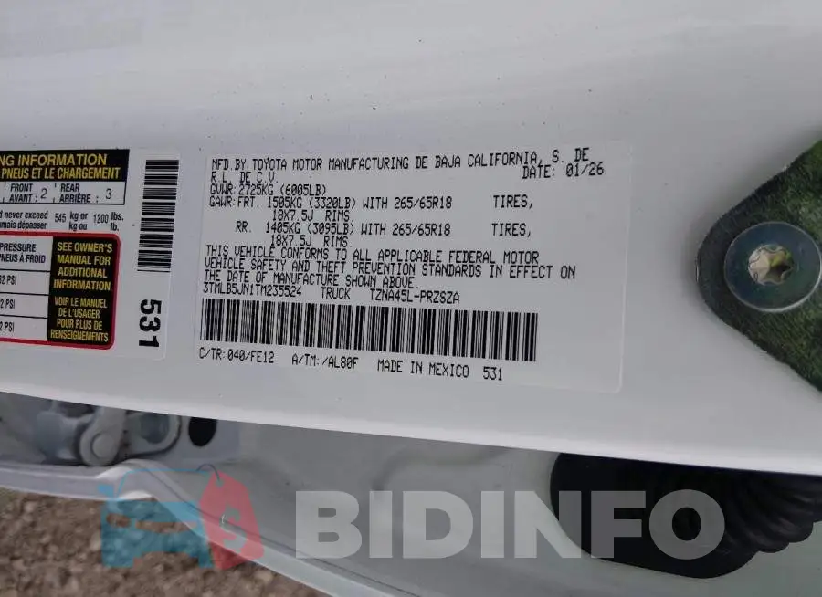 3TMLB5JN1TM235524 Photo# 9