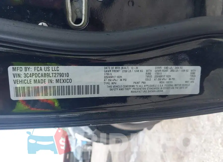 3C4PDCAB9LT279010 Photo# 9