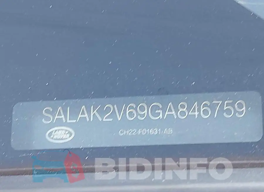 SALAK2V69GA846759 Photo# 9