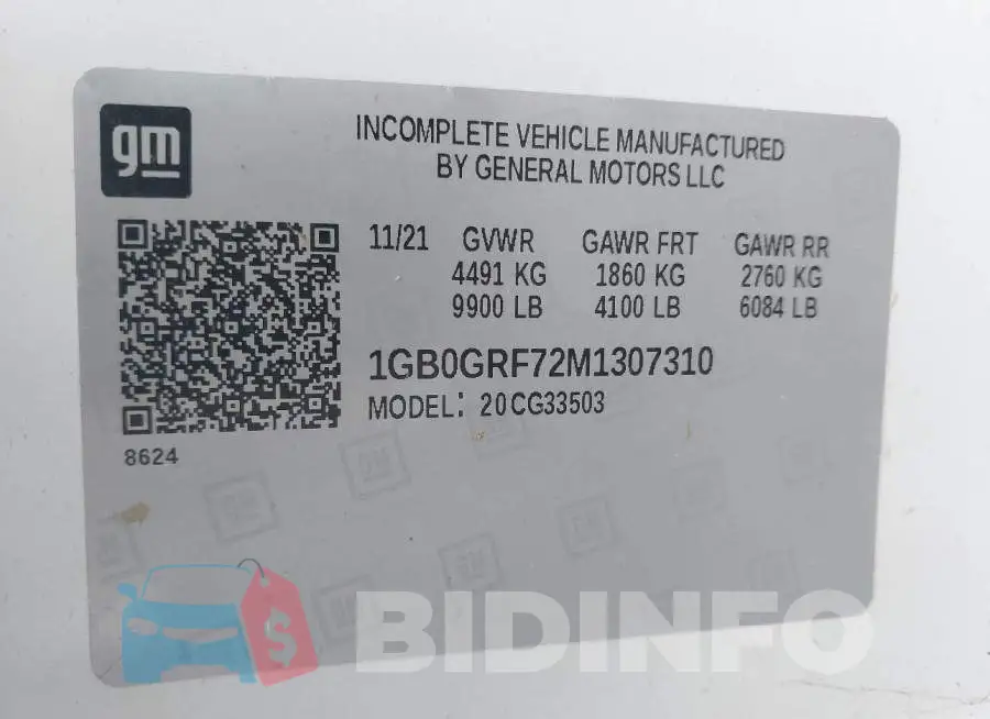 1GB0GRF72M1307310 Photo# 9