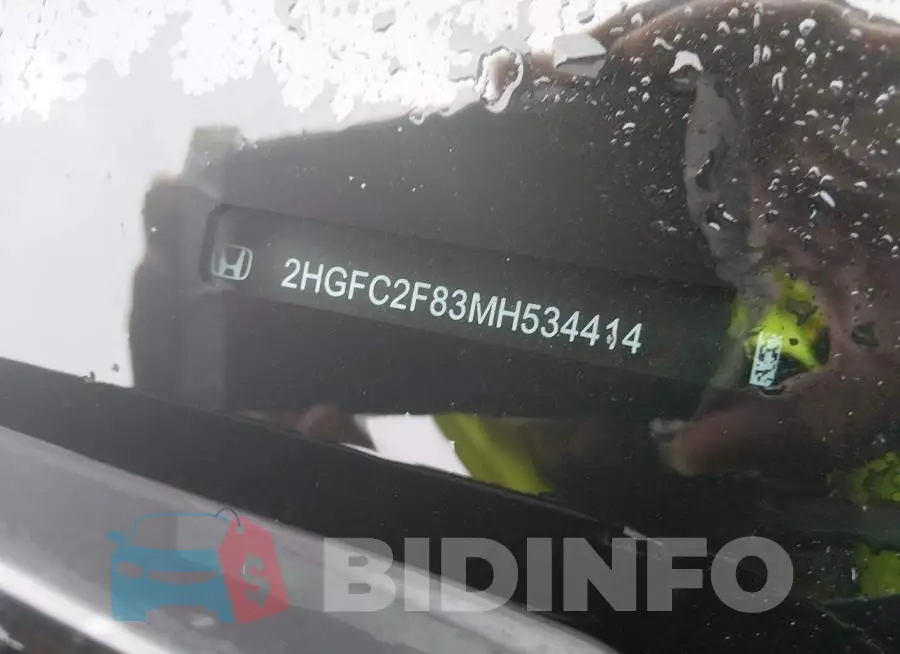 2HGFC2F83MH534414 Photo# 18