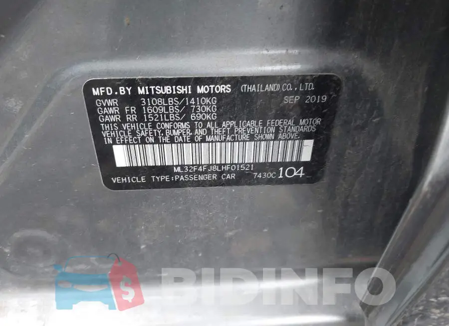 ML32F4FJ8LHF01521 Photo# 9