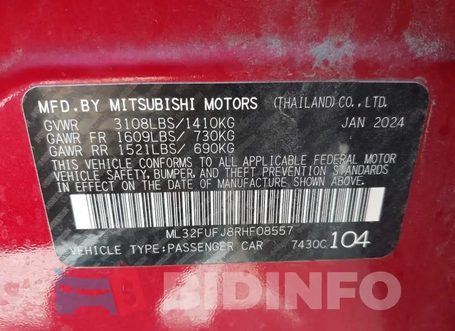 ML32FUFJ8RHF08557 Photo# 9