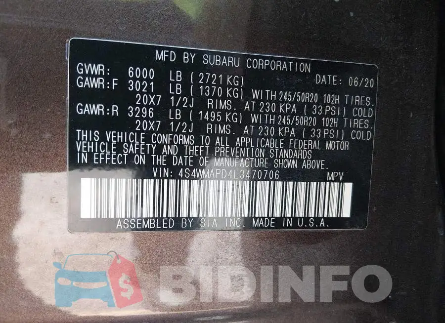 4S4WMAPD4L3470706 Photo# 9