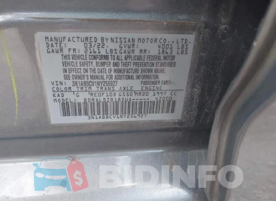 3N1AB8CV1NY256927 Photo# 9