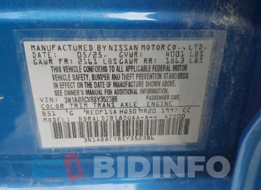 3N1AB8CV8SY352386 Photo# 9