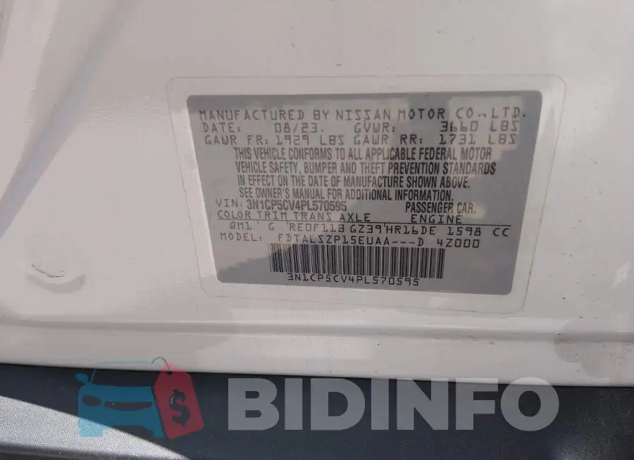 3N1CP5CV4PL570595 Photo# 9