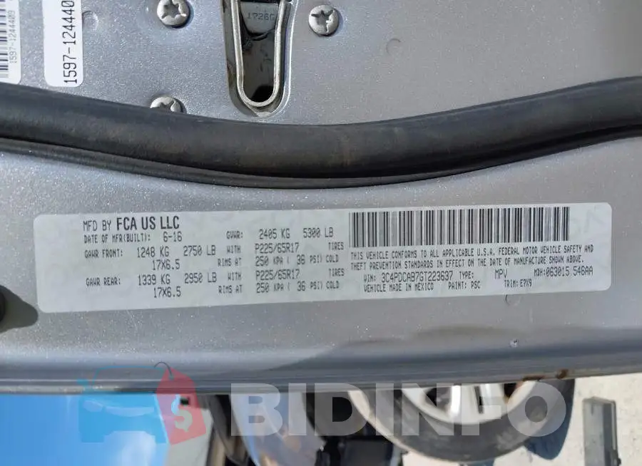 3C4PDCAB7GT223637 Photo# 9