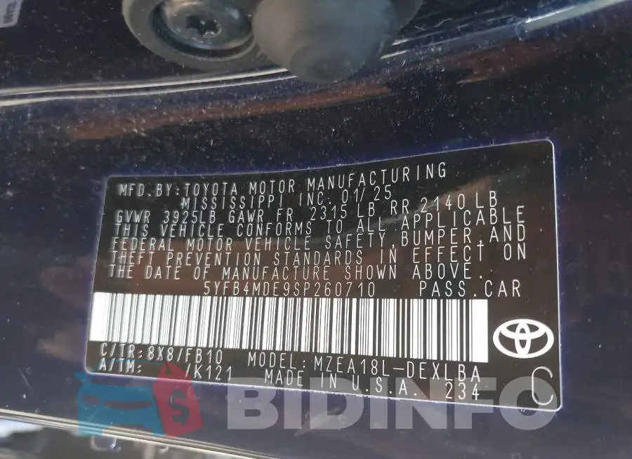 5YFB4MDE9SP260710 Photo# 9