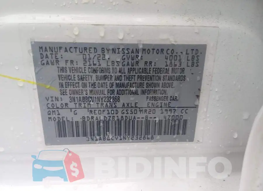3N1AB8CV1NY232868 Photo# 9