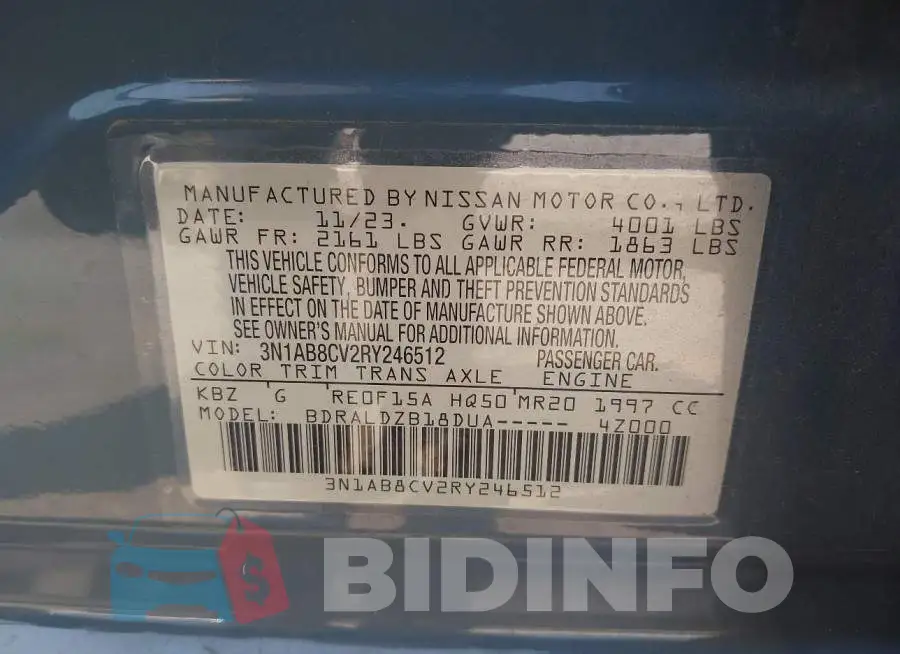 3N1AB8CV2RY246512 Photo# 9