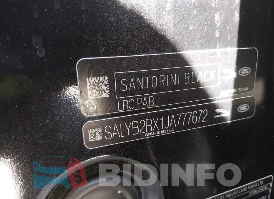 SALYB2RX1JA777672 Photo# 9
