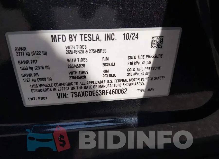 7SAXCDE53RF460062 Photo# 9