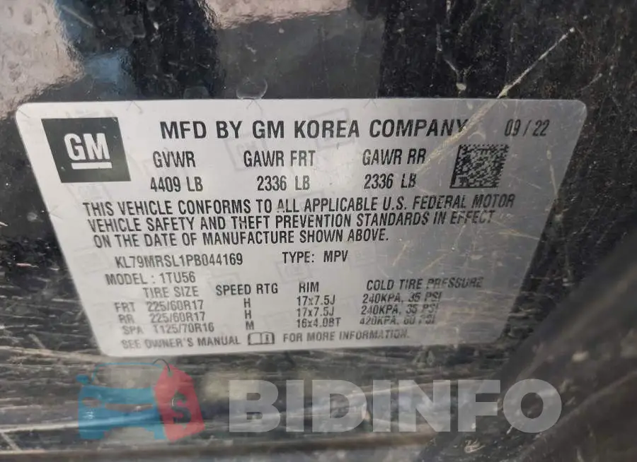 KL79MRSL1PB044169 Photo# 9