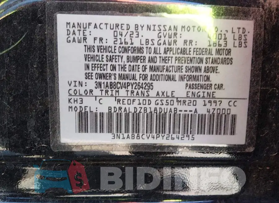 3N1AB8CV4PY264295 Photo# 9