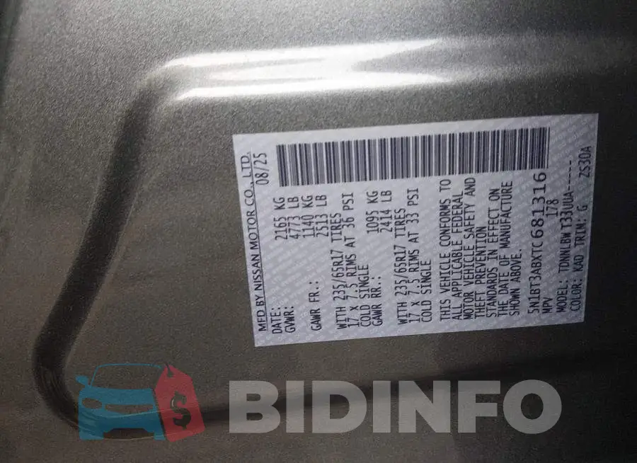 5N1BT3ABXTC681316 Photo# 8