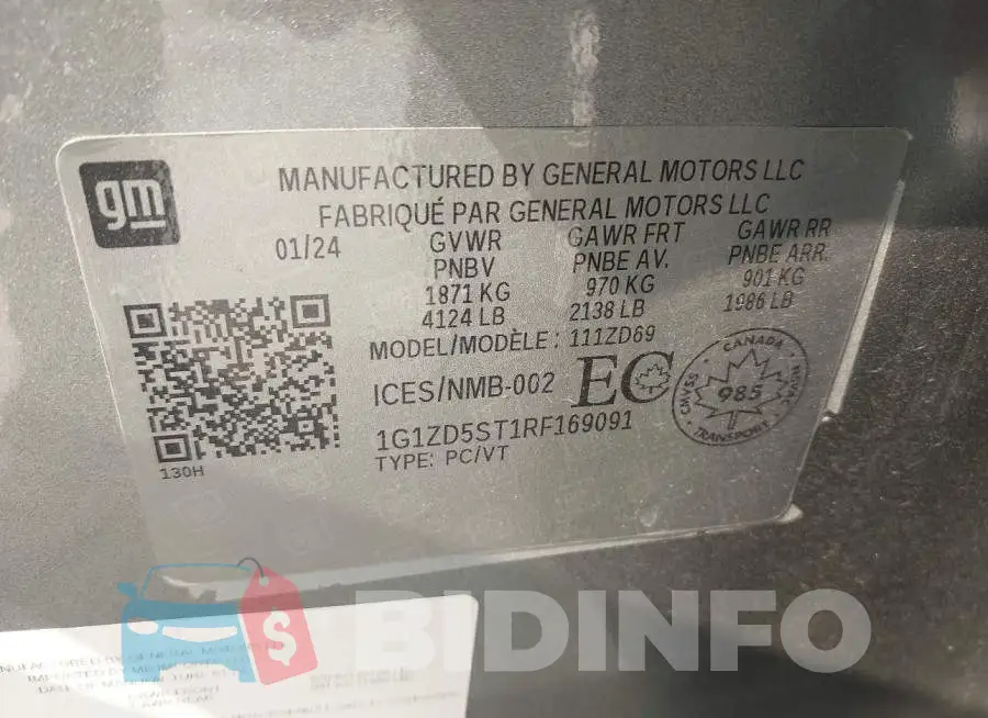 1G1ZD5ST1RF169091 Photo# 9