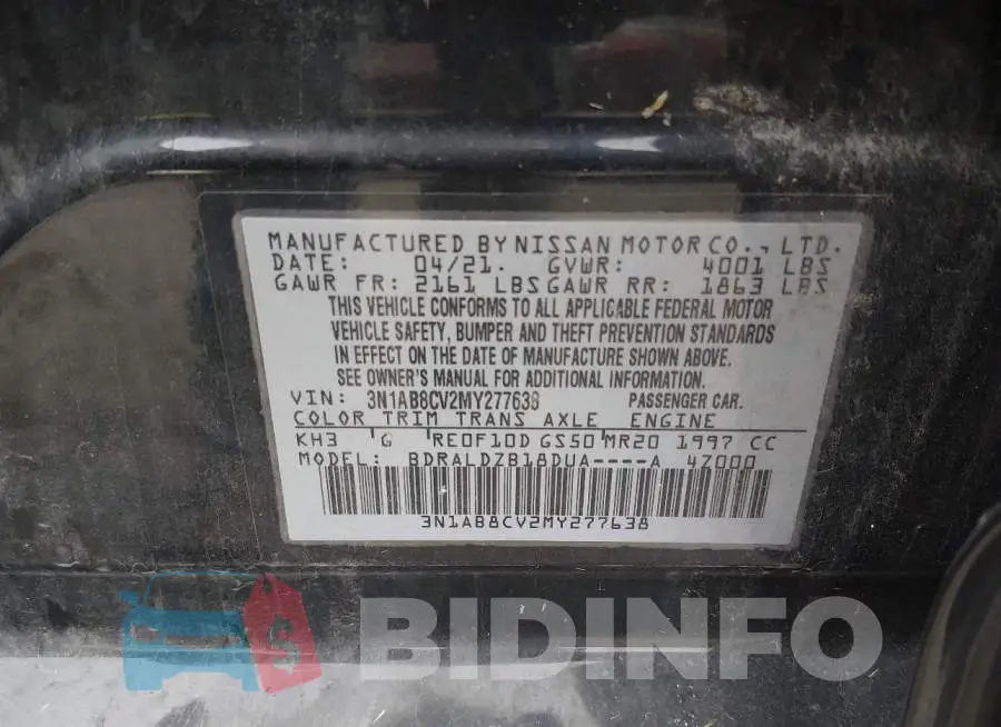 3N1AB8CV2MY277638 Photo# 9
