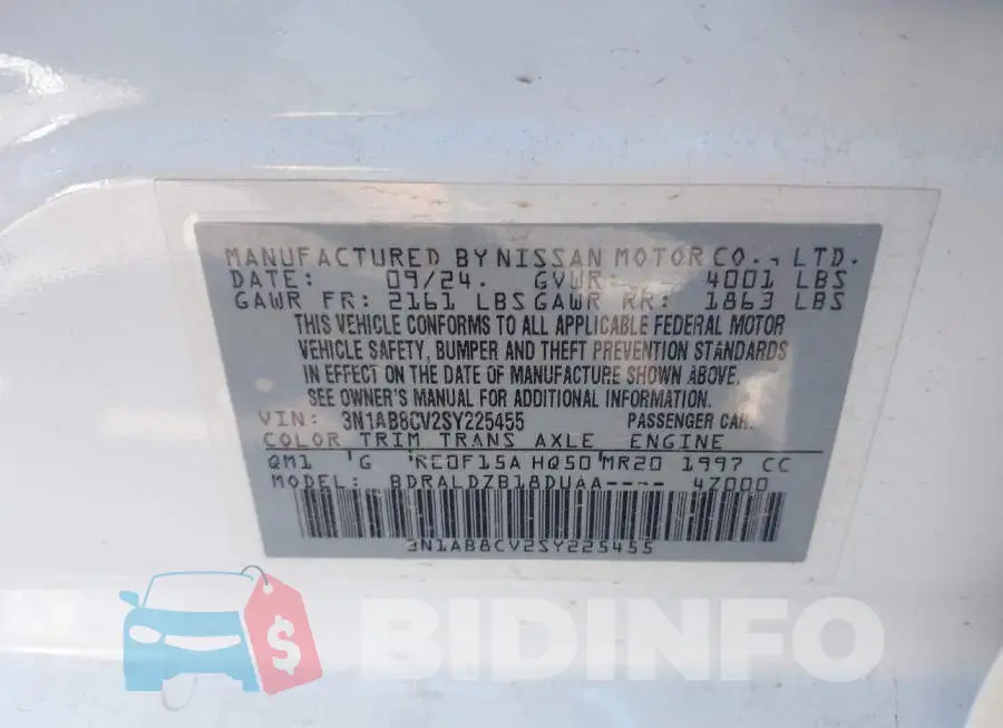 3N1AB8CV2SY225455 Photo# 9