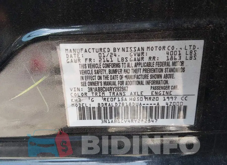 3N1AB8CV4RY282847 Photo# 9