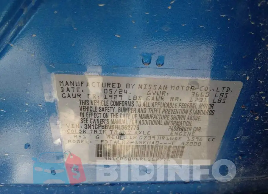 3N1CP5BV6RL562776 Photo# 9