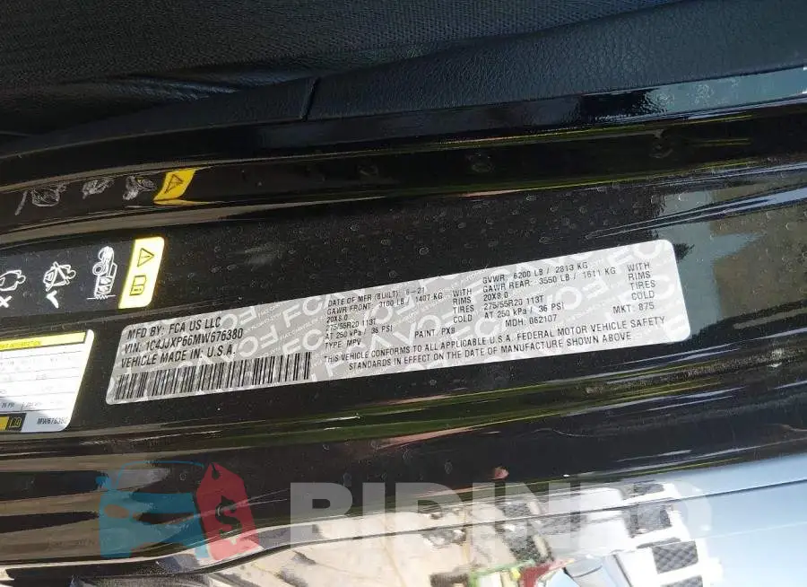 1C4JJXP66MW676380 Photo# 9