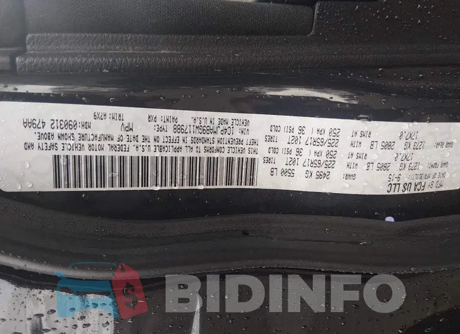1C4PJMAB9GW117988 Photo# 9